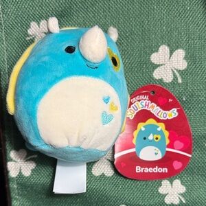 Squishmallows Braedon dinosaur nwt